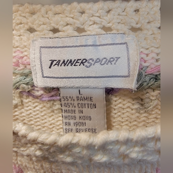 Floral Sweater Tee L - Picture 3 of 11